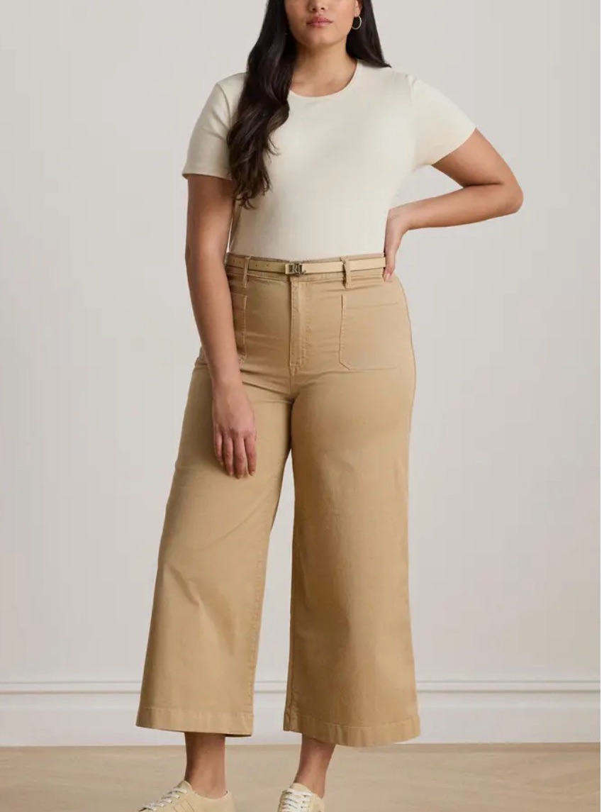 Lauren Ralph Lauren Yurshane Crop Leg Chino Pants